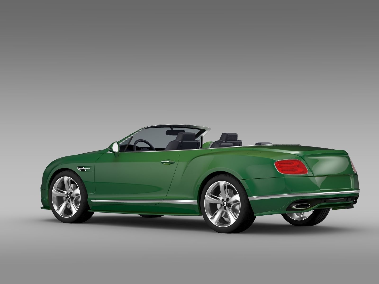 Bentley Continental GT Speed Convertible 2017 3D model_5