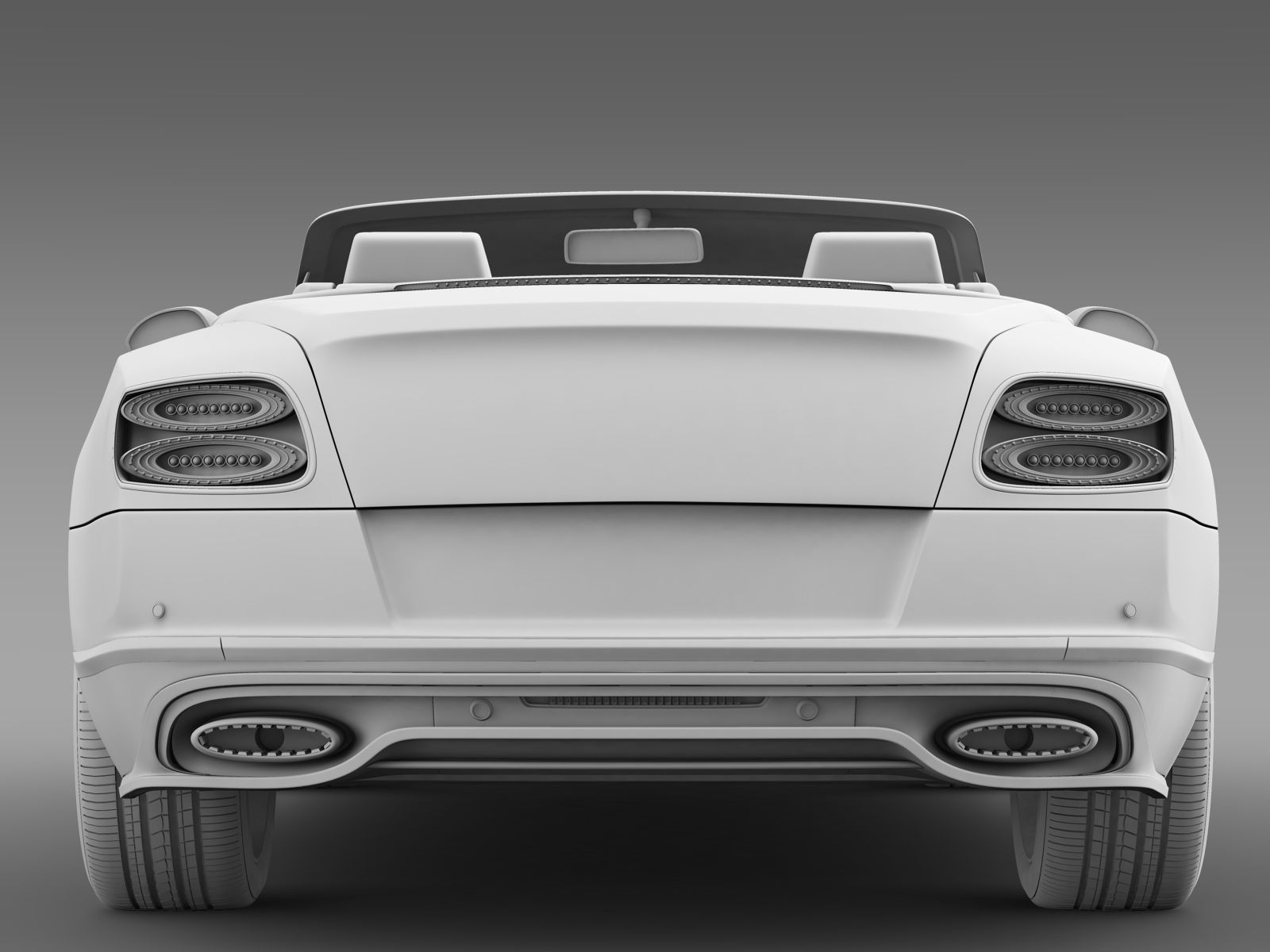Bentley Continental GT Speed Convertible 2017 3D model_13