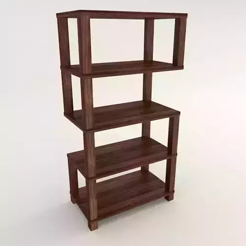 Bookshelf wooden bookcase