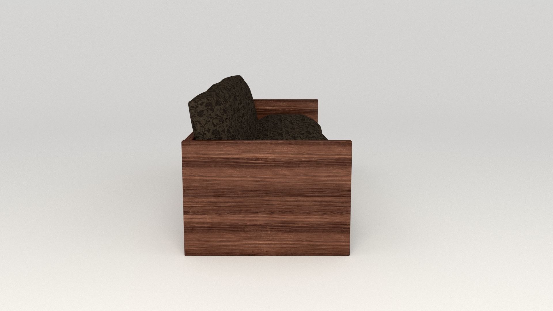 Retro Cloth Sofa 3D model_8