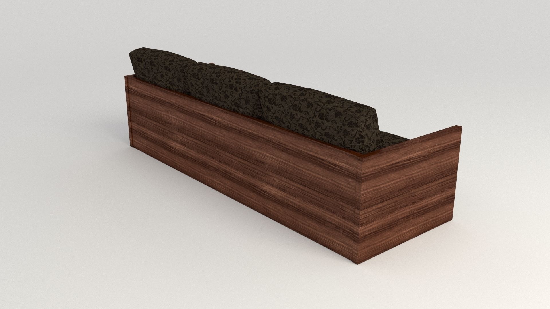 Retro Cloth Sofa 3D model_3