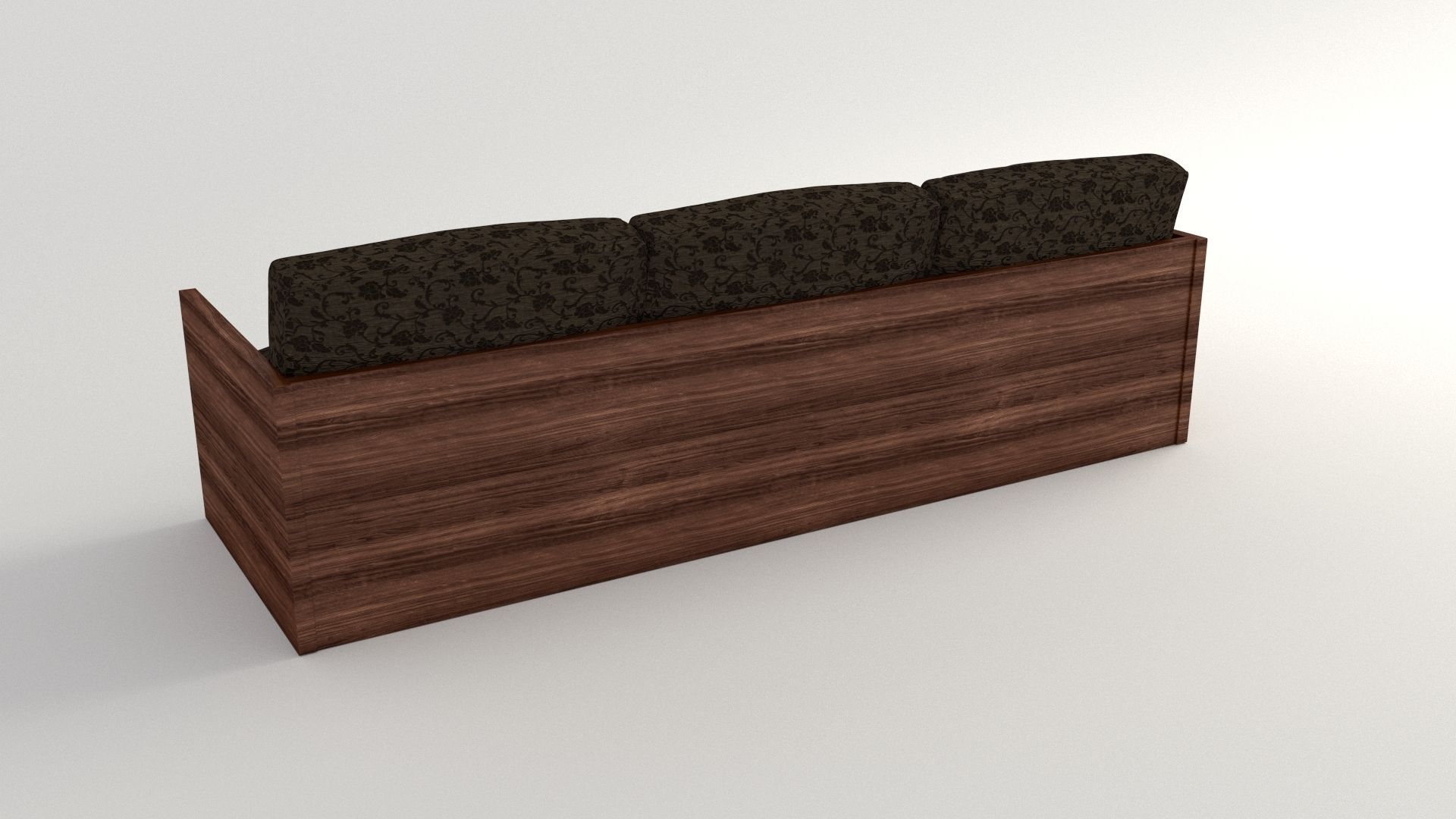 Retro Cloth Sofa 3D model_2