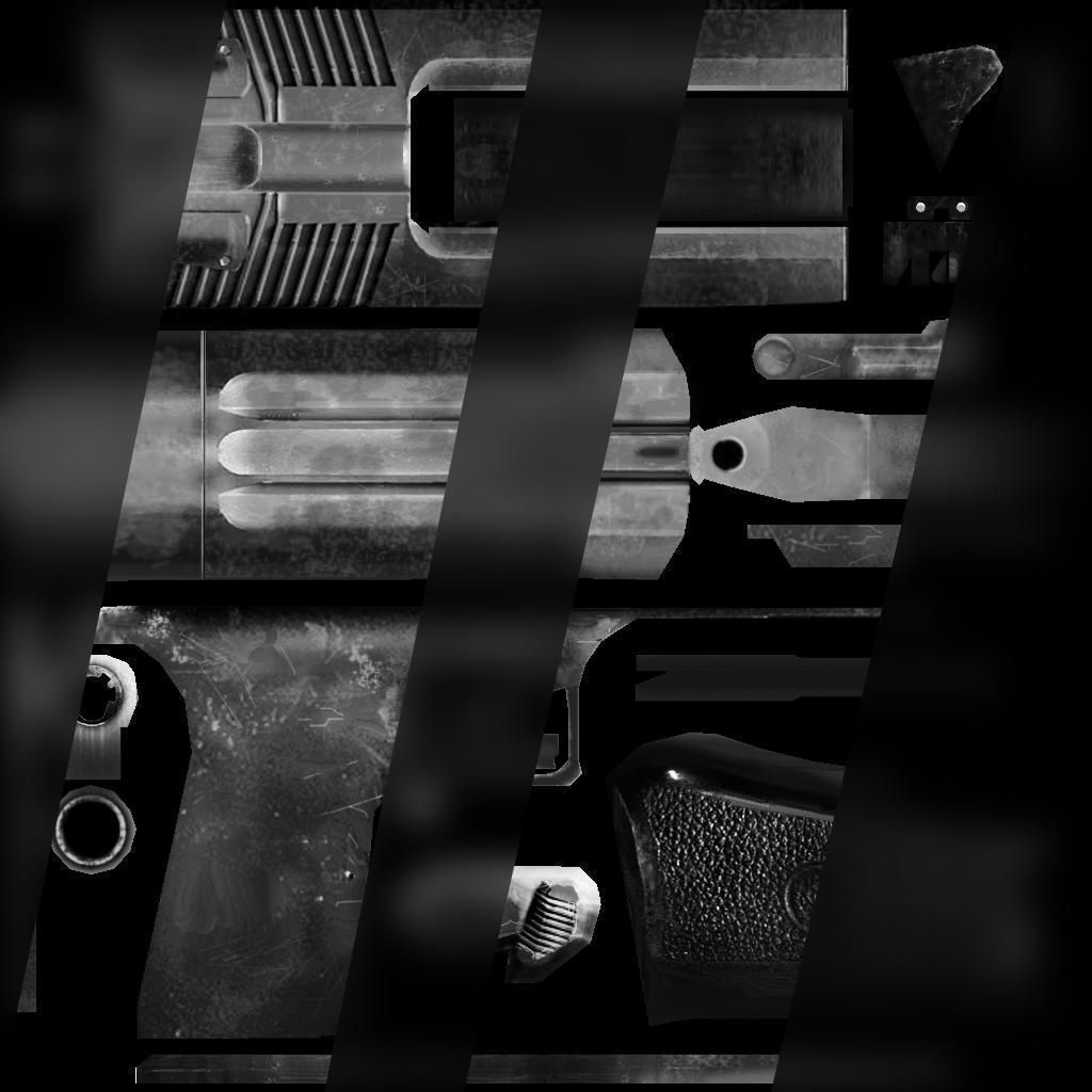 Desert Eagle Handgun Free low-poly 3D model_3