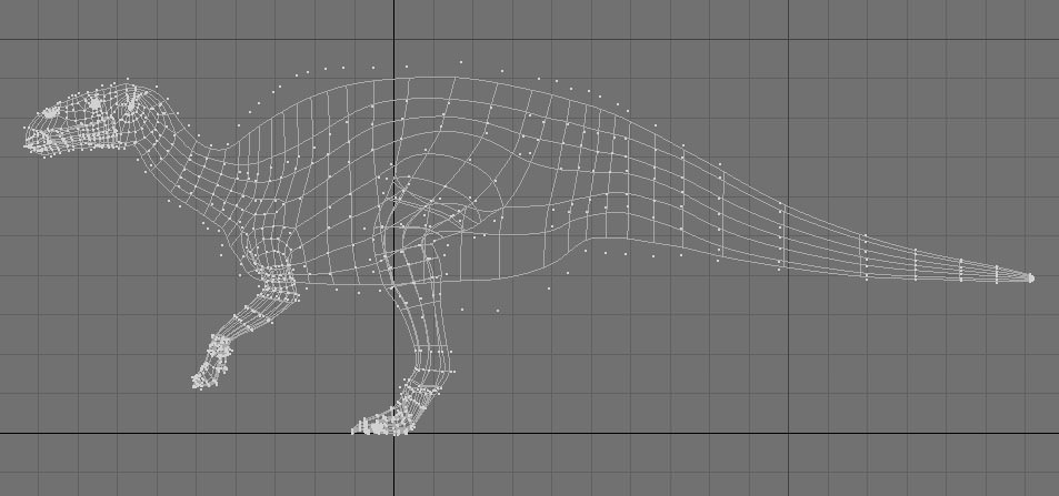 Iguanodon dinosaur 3D model_6