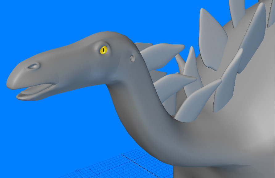 Kentrosaurus Dinosaur 3D model_2