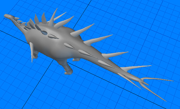 Kentrosaurus Dinosaur 3D model_3