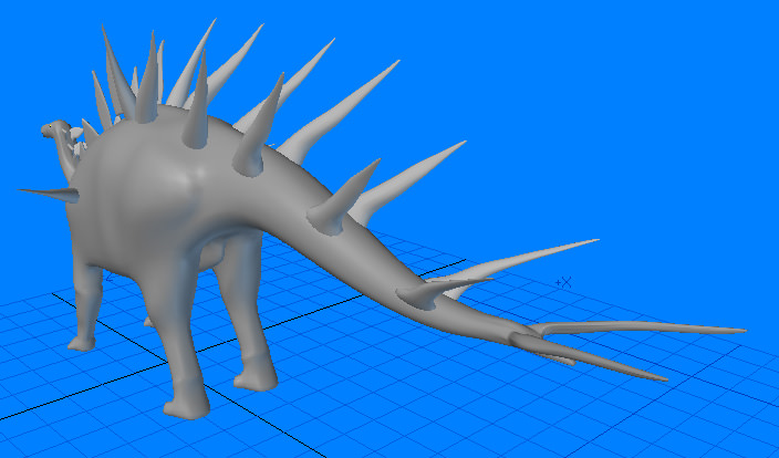 Kentrosaurus Dinosaur 3D model_6
