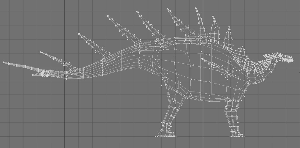 Kentrosaurus Dinosaur 3D model_1