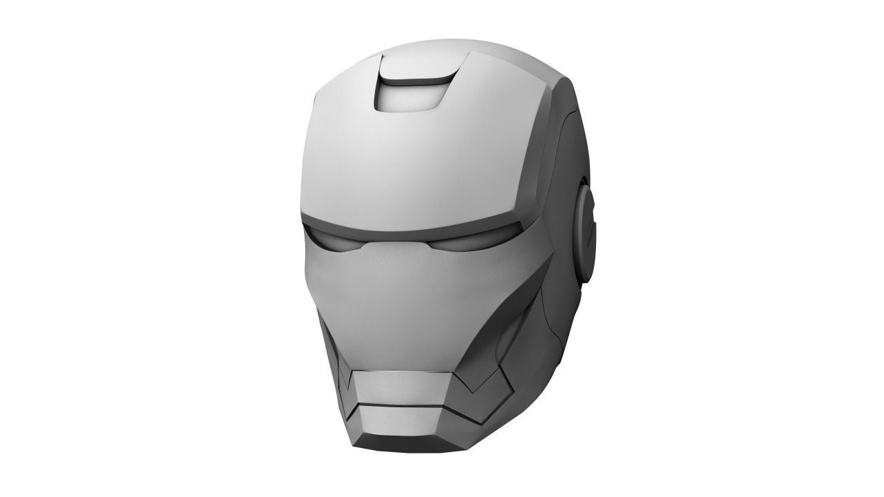 Iron Man helmet 3D model_1