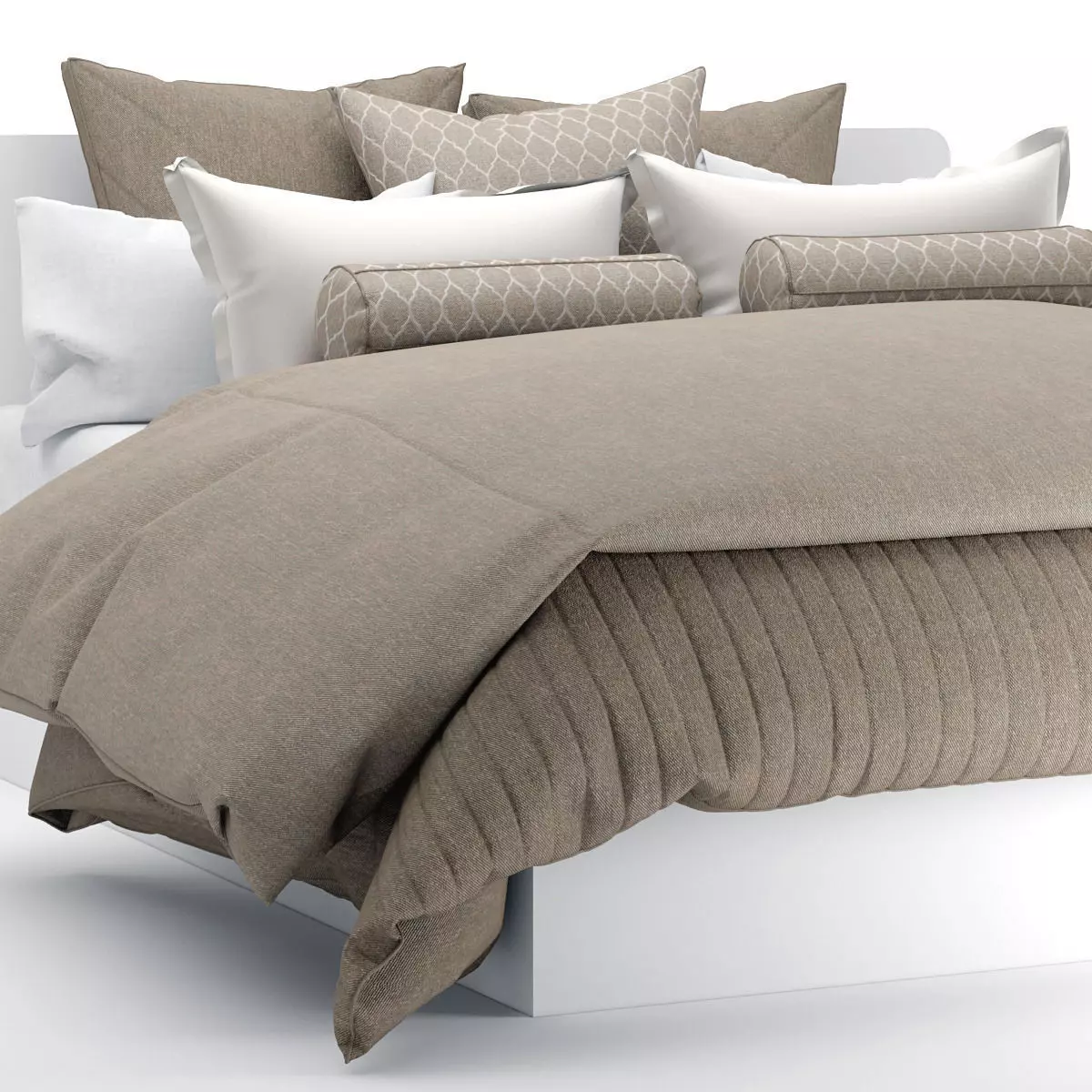 Bedclothes duvet cover 3D model