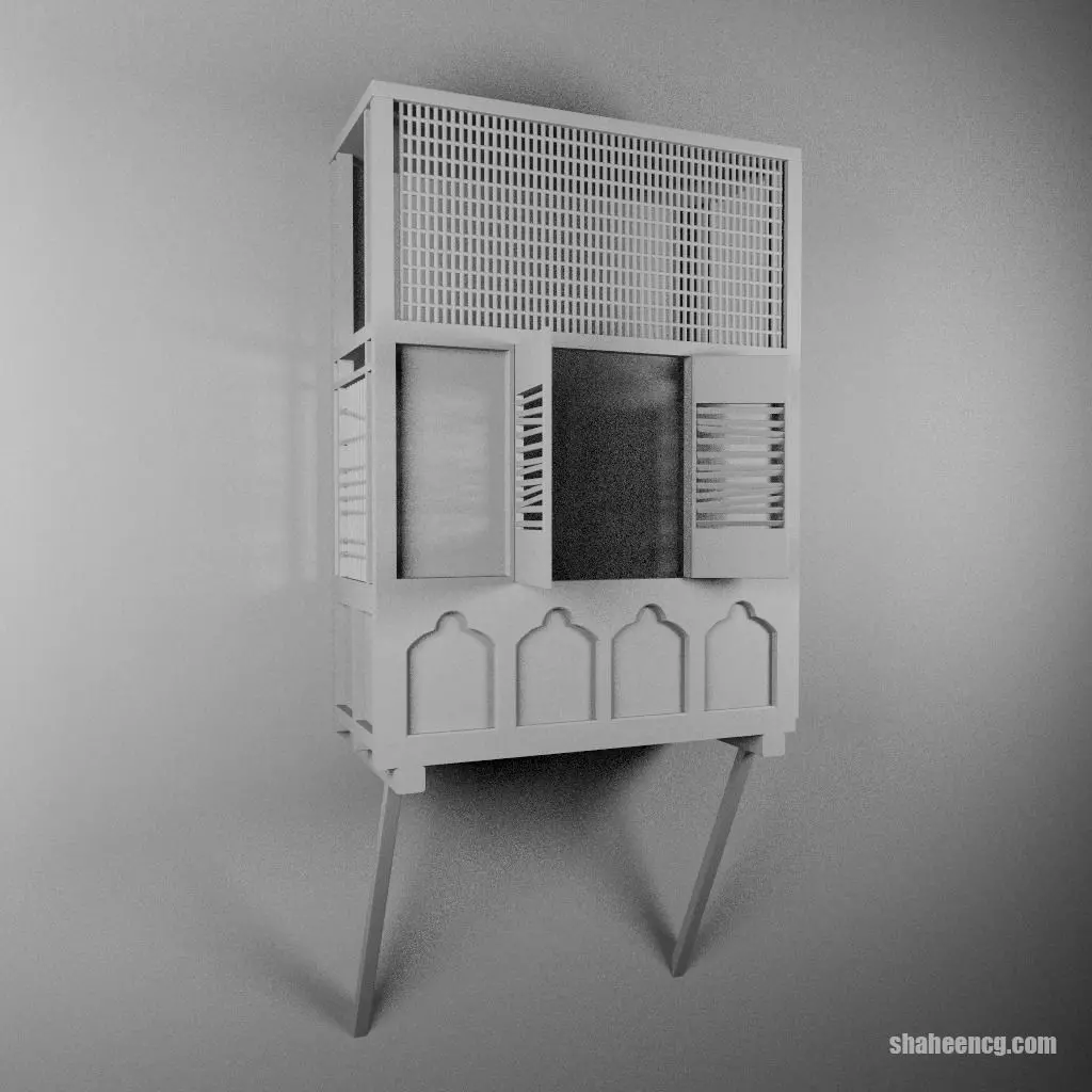 Mashrabiya Free Model Free 3D model_0