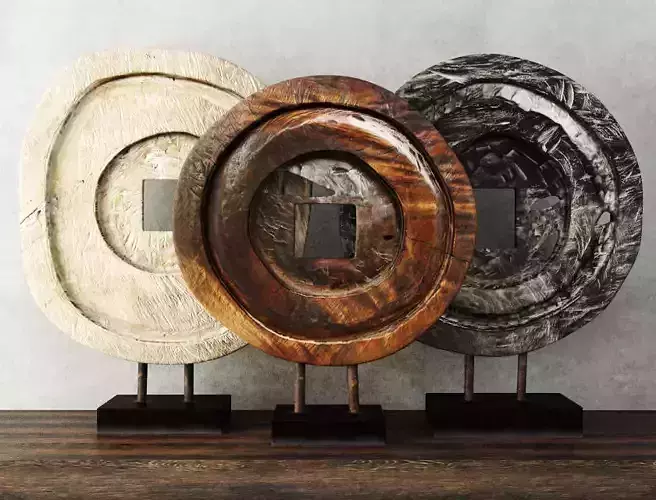 Suar Wood Table Top Decoration