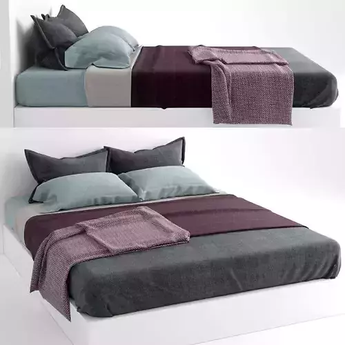 Bedclothes pattern 3D model