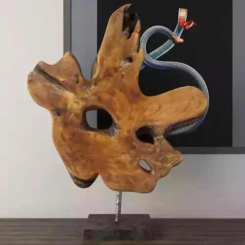 Teak Wood Table Top Decoration