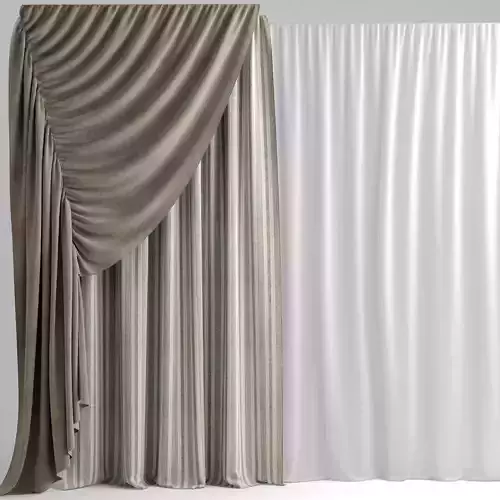 Curtains plaid