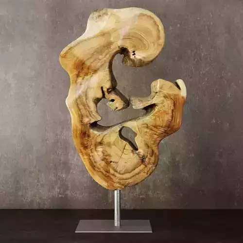 Teak Wood Table Top Decoration