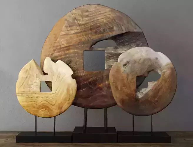 Teak Wood Table Top Decoration