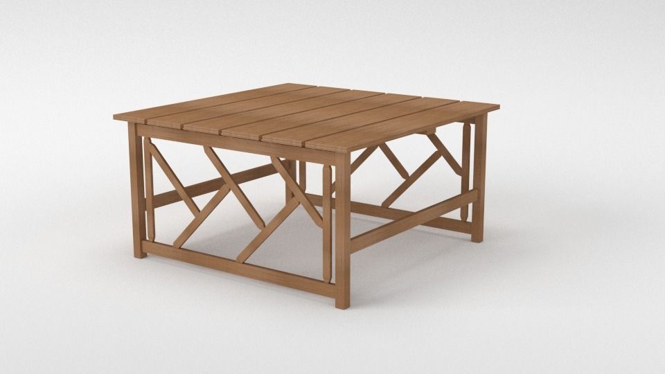 Tahawus Garden Table 3D model_0