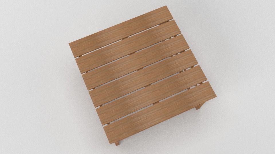 Tahawus Garden Table 3D model_4