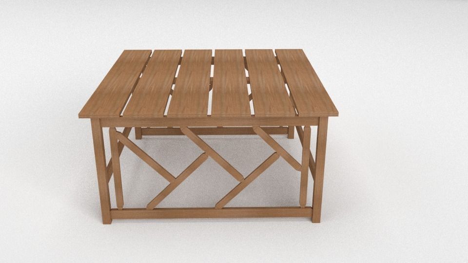 Tahawus Garden Table 3D model_1