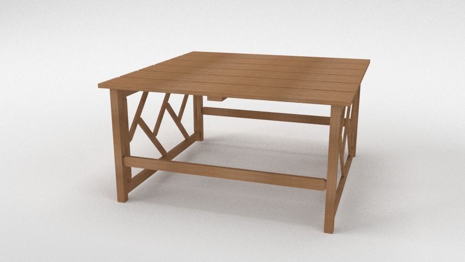 Tahawus Garden Table 3D model_3