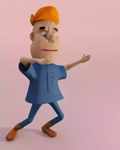 BESA TOON CHARACTER 3D model