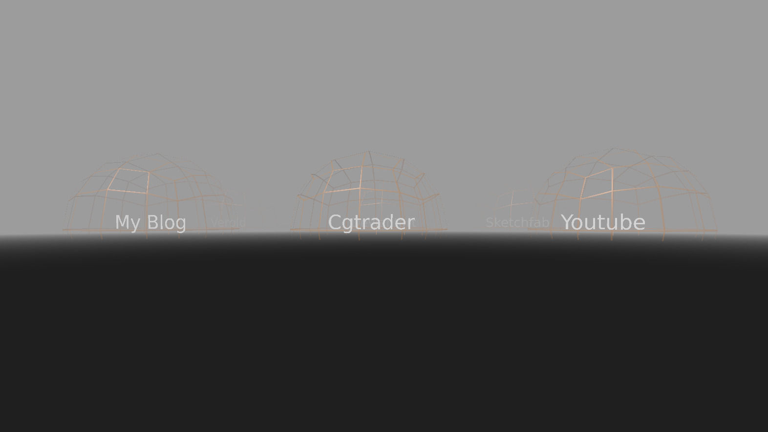 Weblink Opener Template - Blender Game Engine  Free low-poly 3D model_4