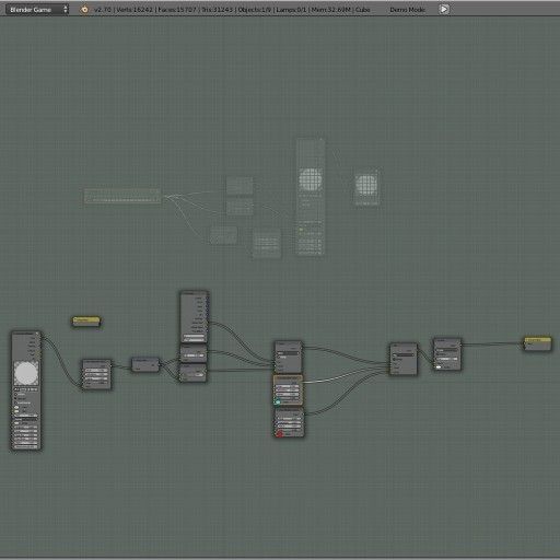 Vertex paint color changing with python - Blender Game Engine  Free low-poly 3D model_4