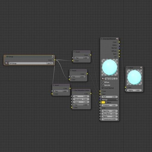 Vertex paint color changing with python - Blender Game Engine  Free low-poly 3D model_3