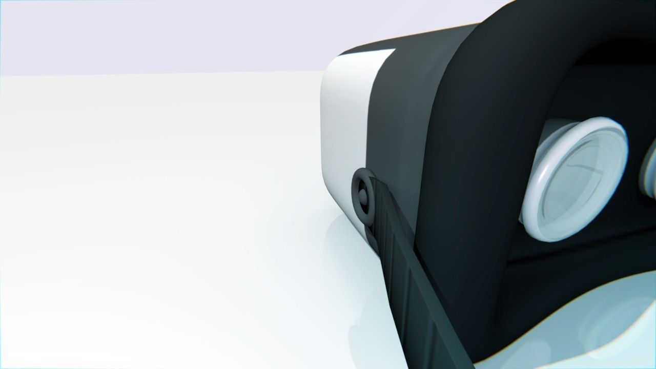 Modern Virtual Reality Headset Free 3D model_3