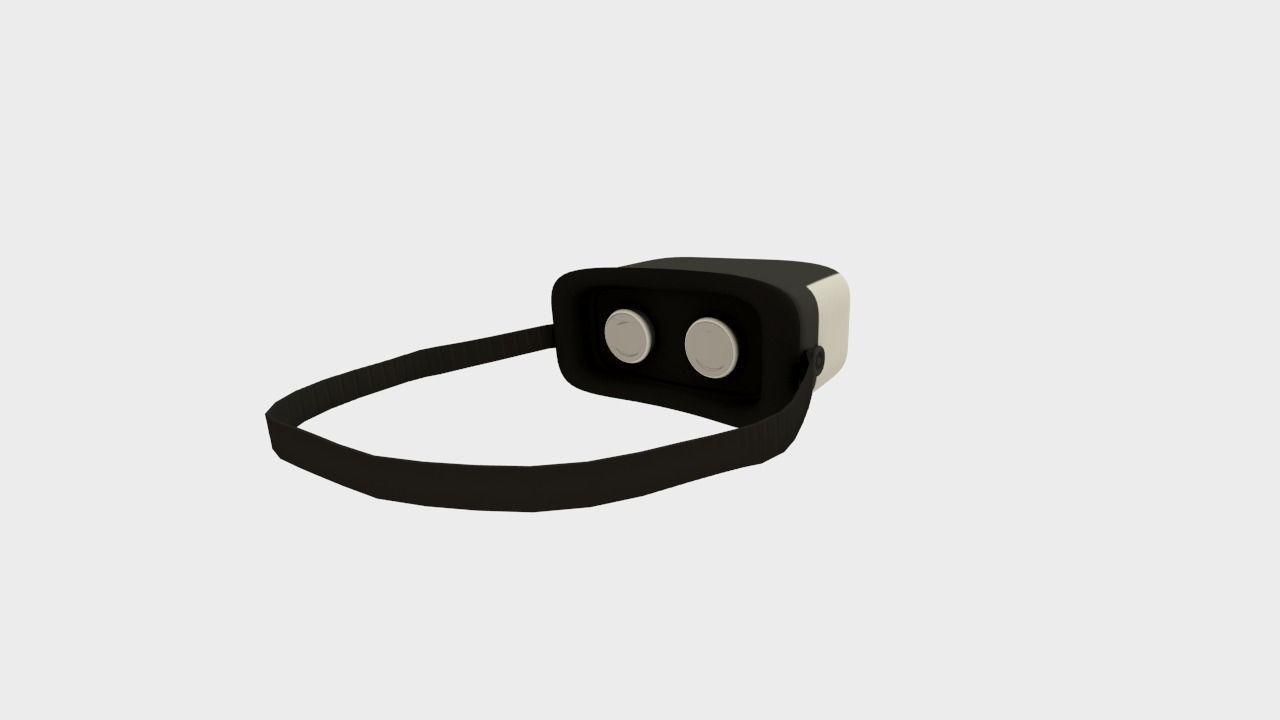 Modern Virtual Reality Headset Free 3D model_8
