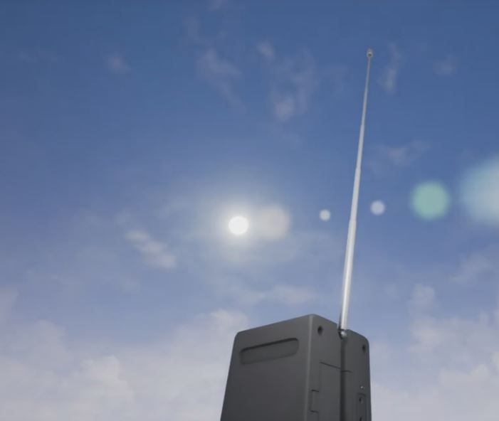 A small radio High Poly Free low-poly 3D model_15