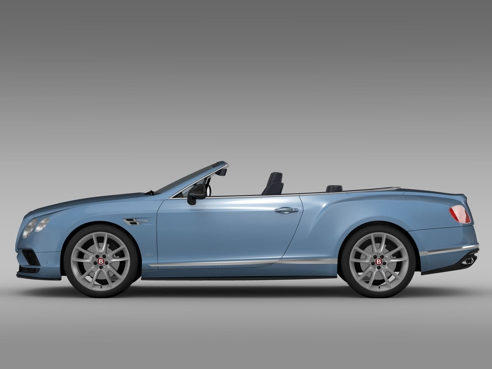 Bentley Continental GT V8 S Convertible 2017 3D model_1