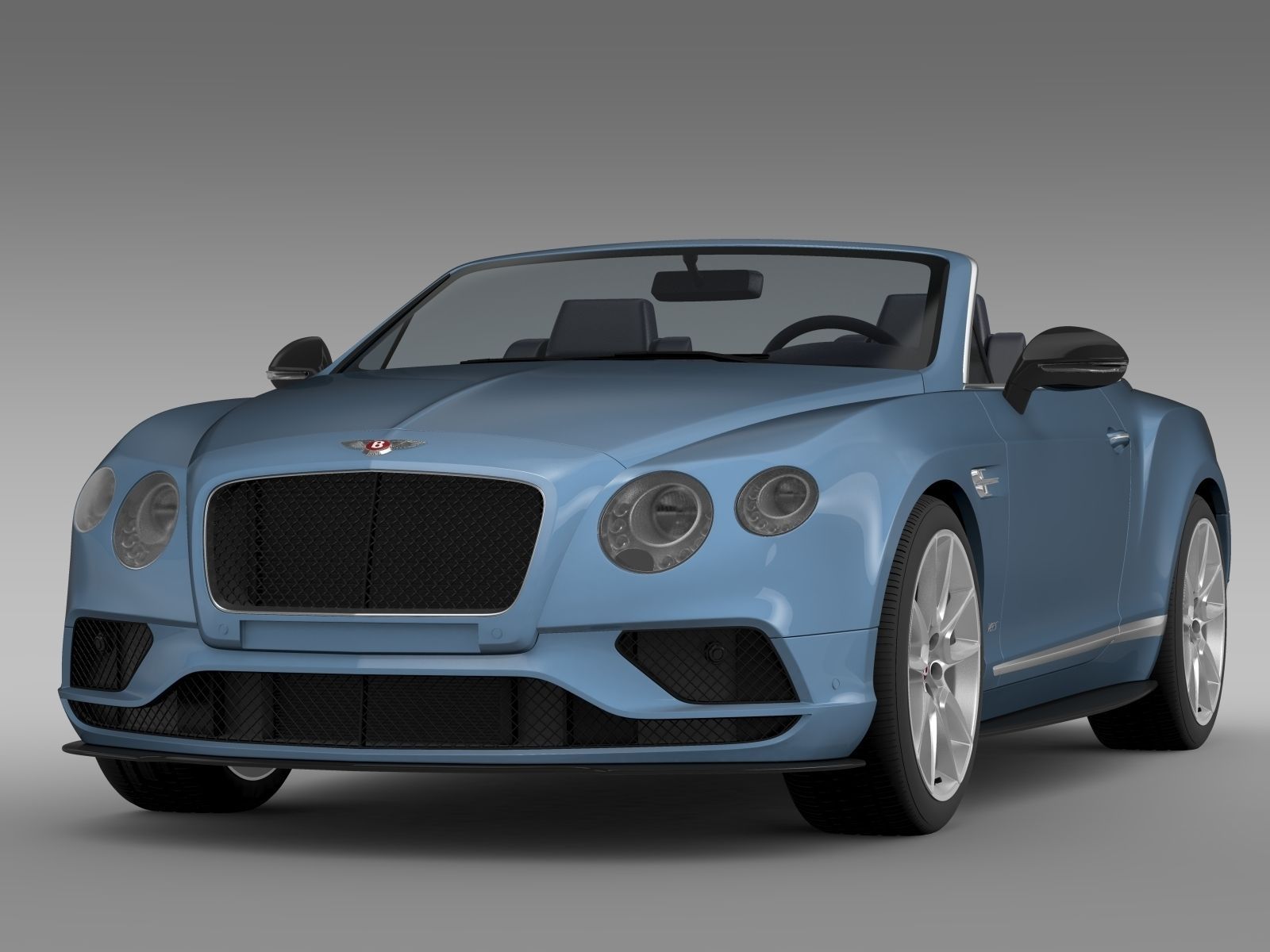 Bentley Continental GT V8 S Convertible 2017 3D model_4