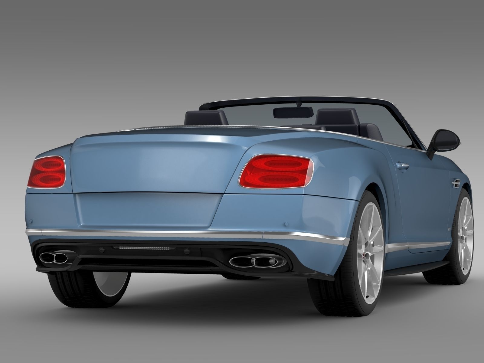 Bentley Continental GT V8 S Convertible 2017 3D model_7