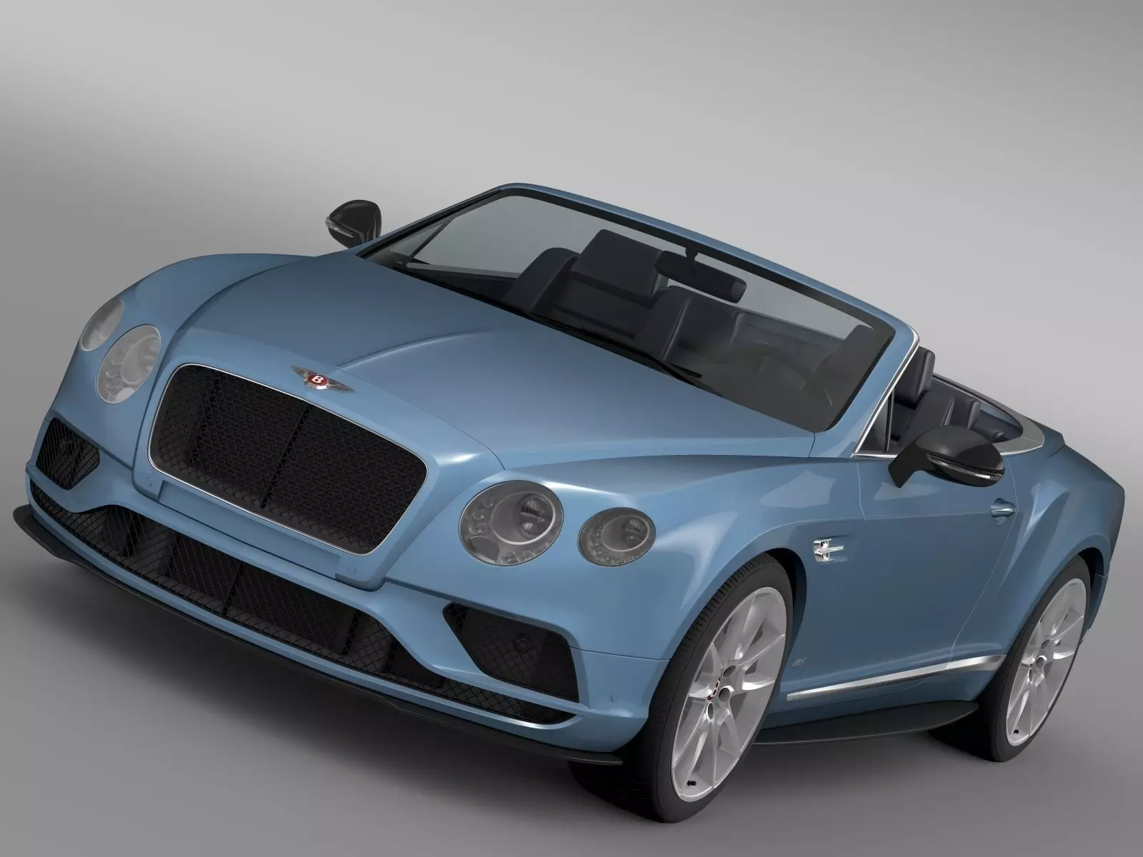 Bentley Continental GT V8 S Convertible 2017 3D model_0