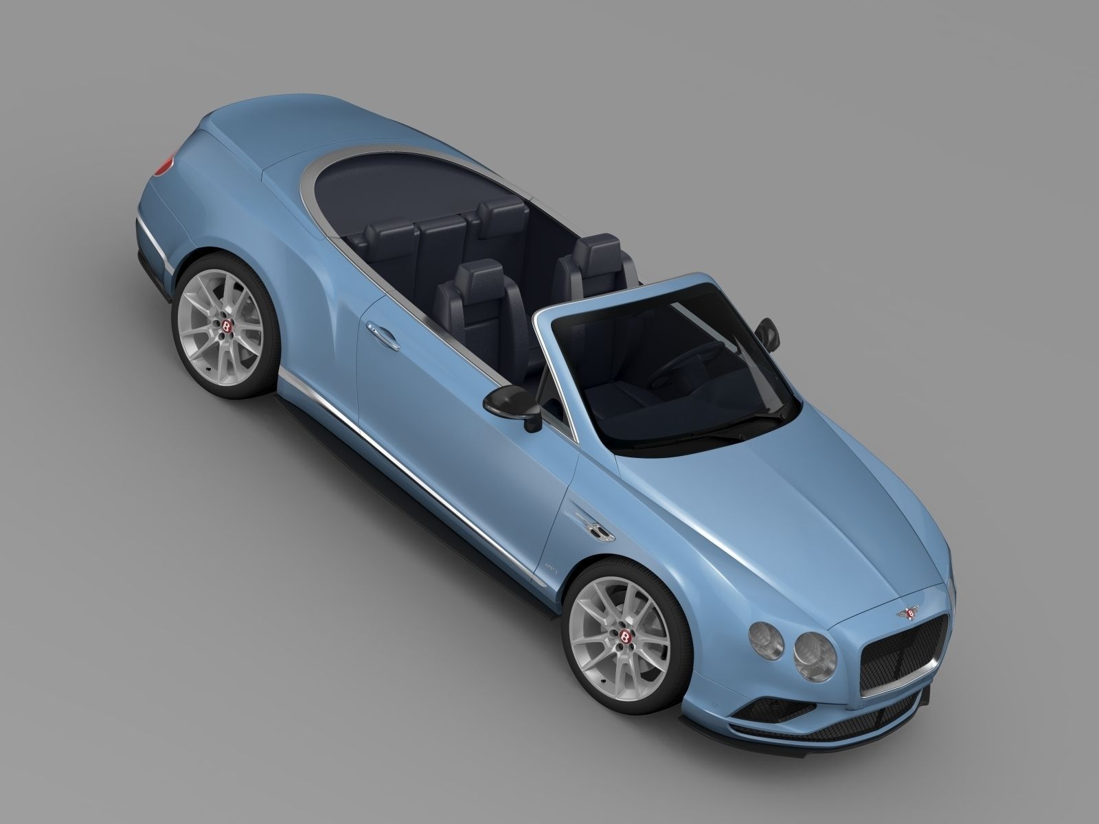 Bentley Continental GT V8 S Convertible 2017 3D model_10
