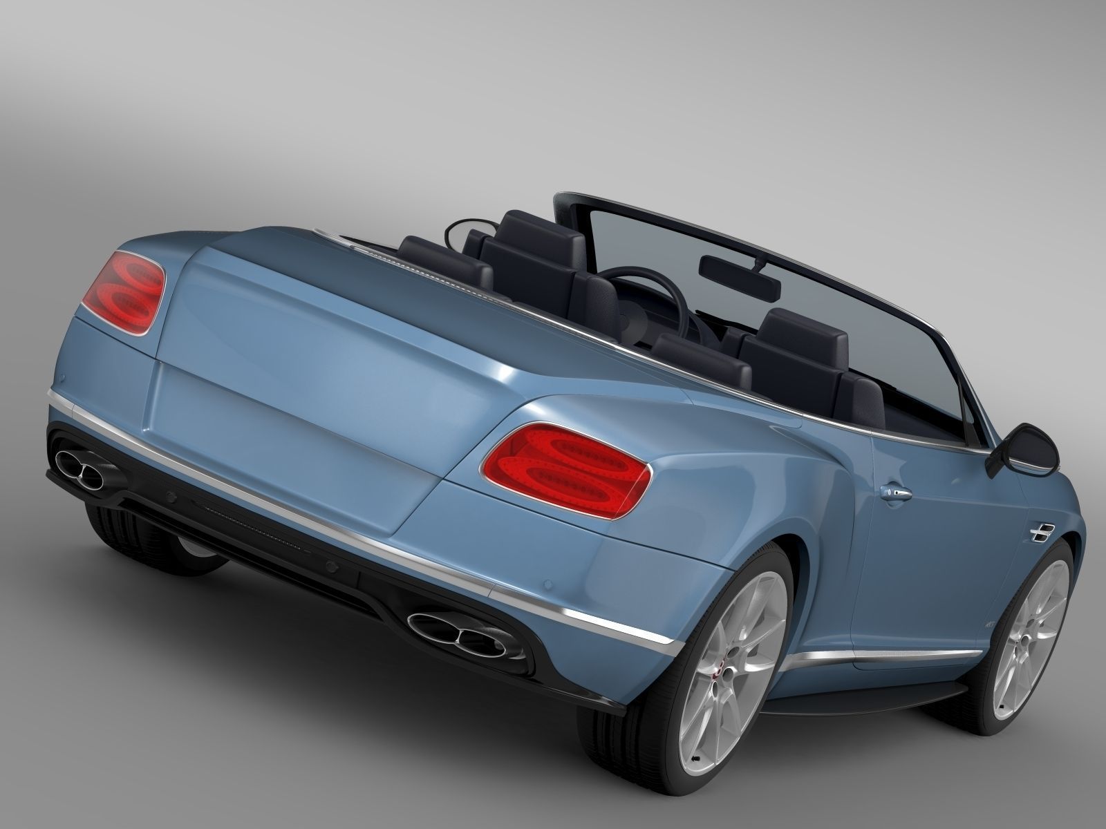 Bentley Continental GT V8 S Convertible 2017 3D model_2