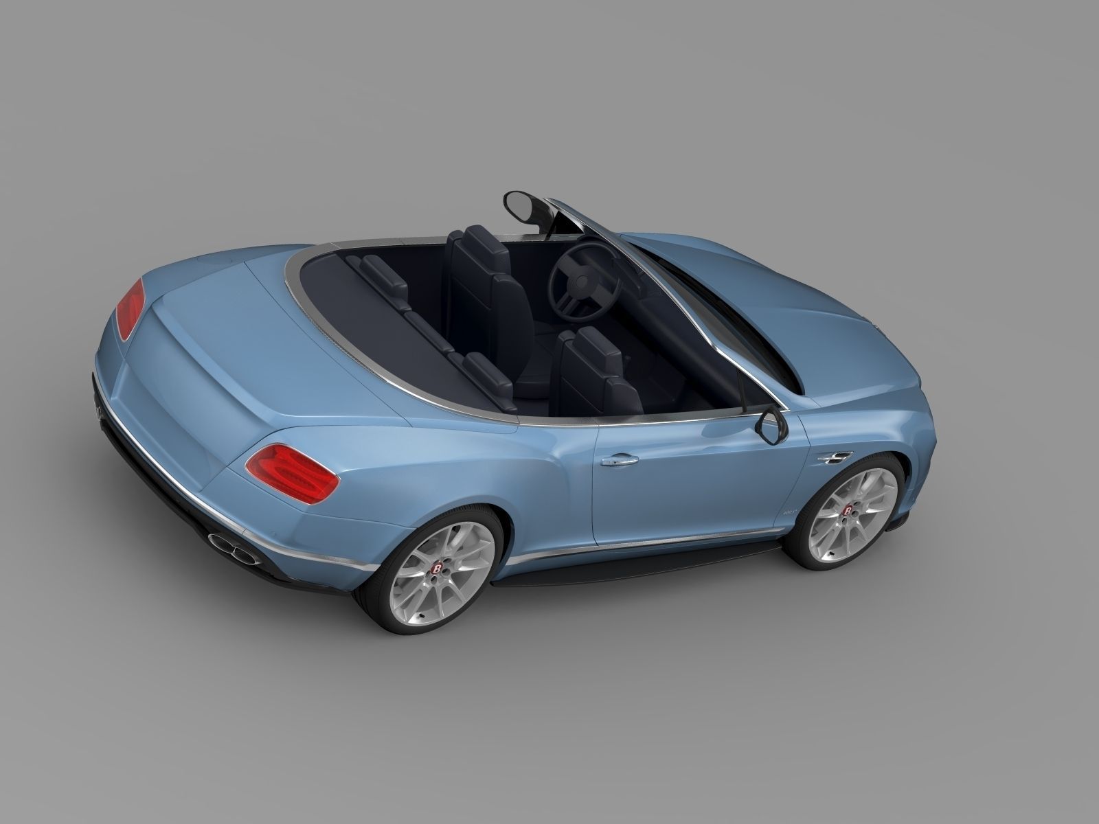 Bentley Continental GT V8 S Convertible 2017 3D model_9