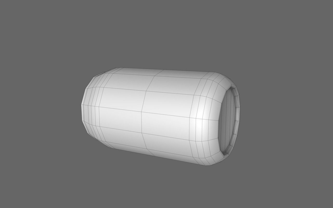 Soft Drink Can Free low-poly 3D model_4
