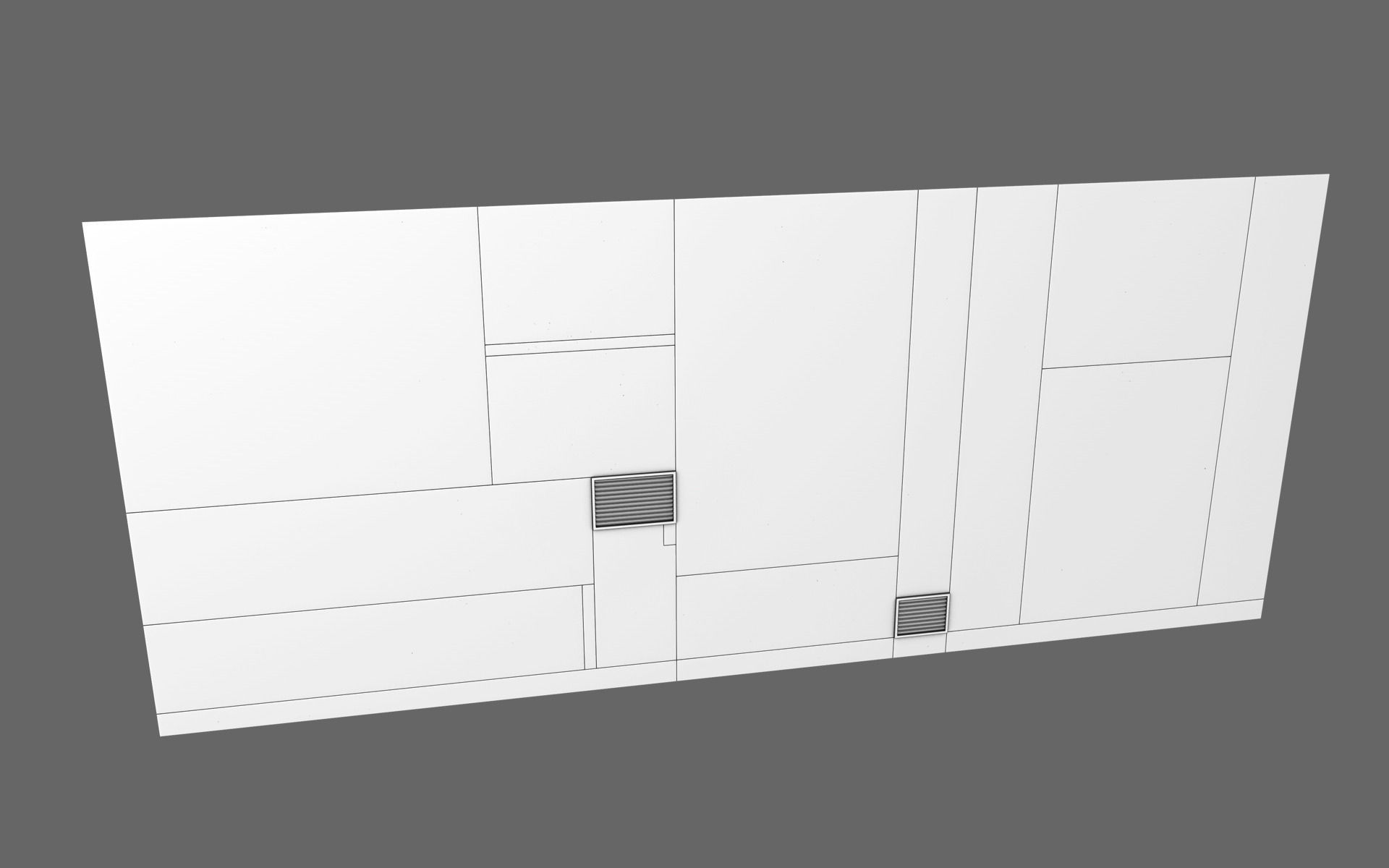 Sci-Fi Panel Free 3D model_3