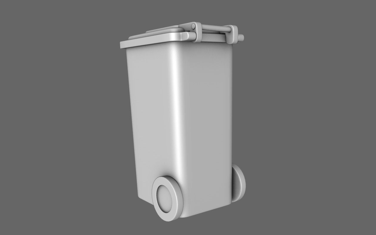 Garbage Bin Free 3D model_4