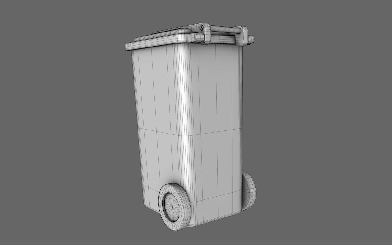 Garbage Bin Free 3D model_5