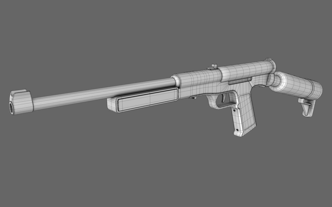 Paintball Gun 3D model_4