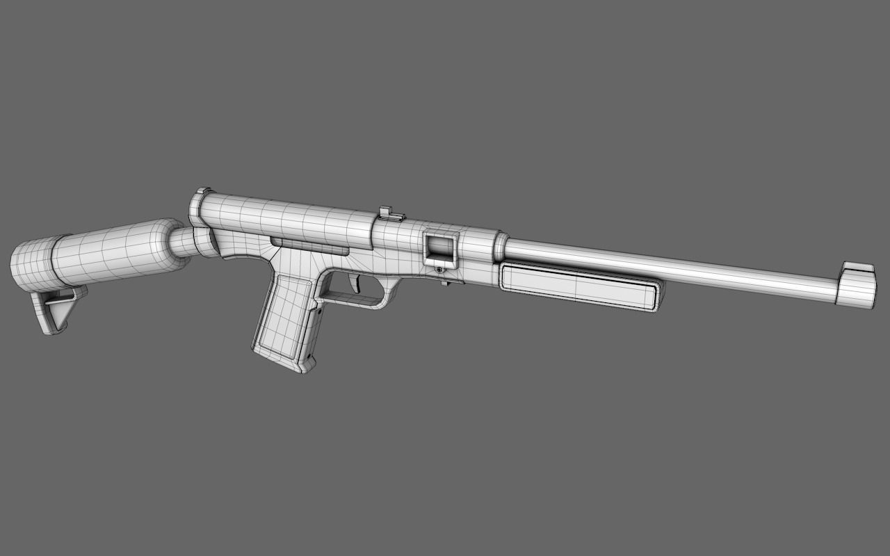 Paintball Gun 3D model_5