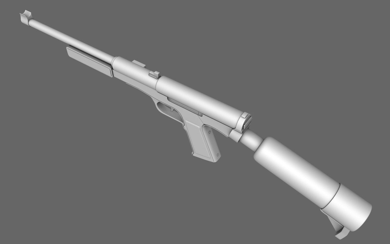 Paintball Gun 3D model_3
