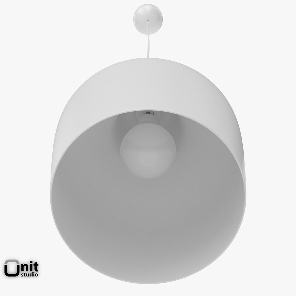 Artek Pendant lamp A440 3D model_4