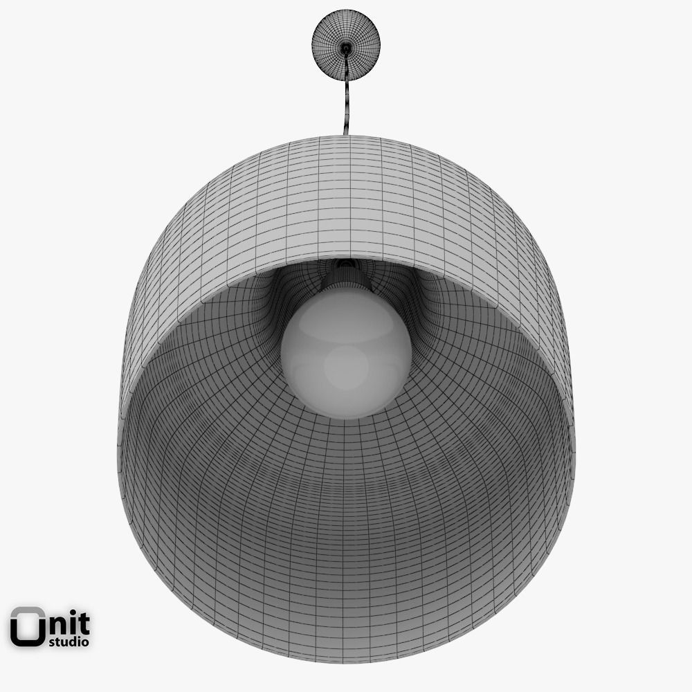 Artek Pendant lamp A440 3D model_10