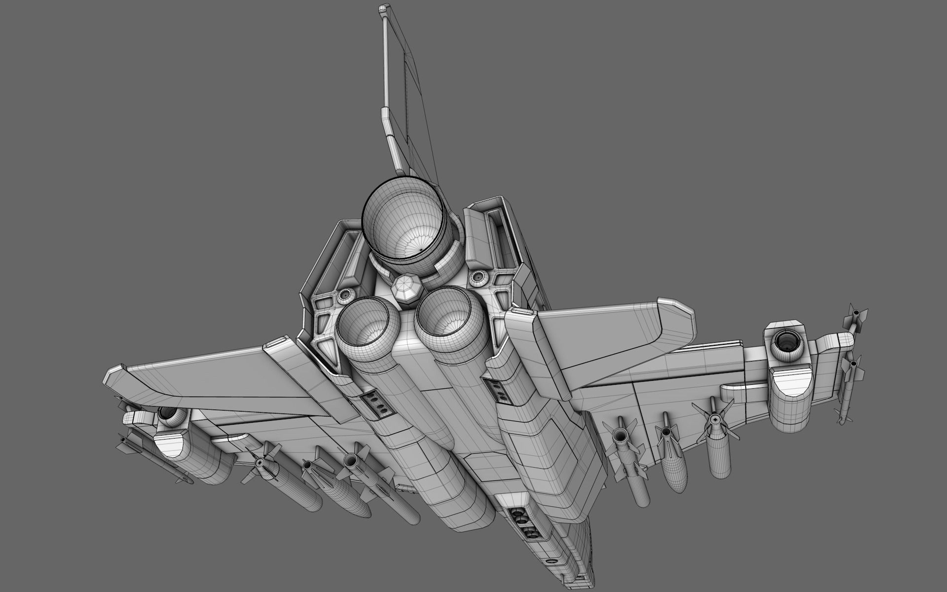 Sci-Fi Starfighter Free 3D model_24