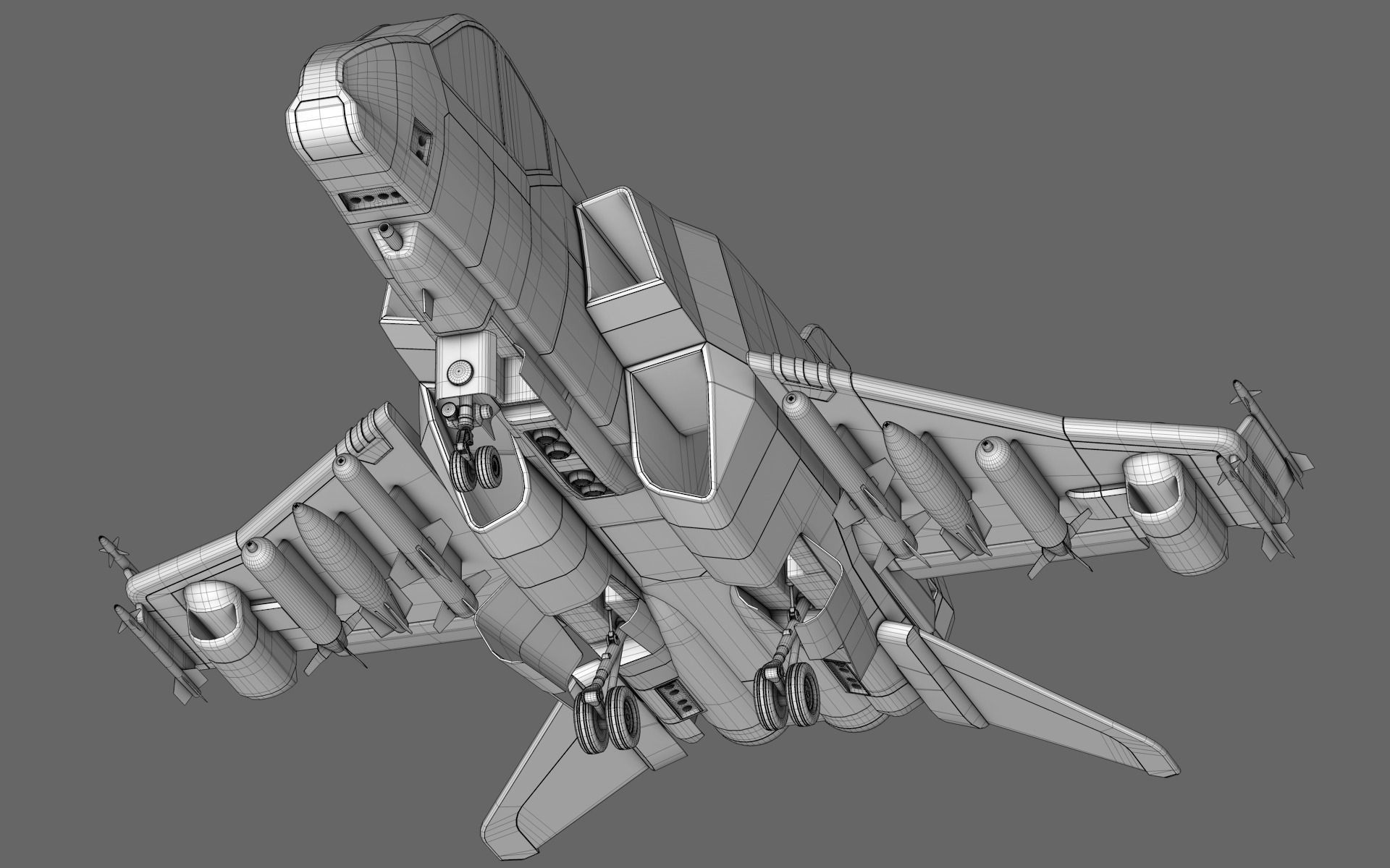 Sci-Fi Starfighter Free 3D model_1